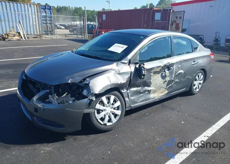 2015 Nissan Sentra Sv из США, поврежденный, VIN 3N1AB7AP9FY218619